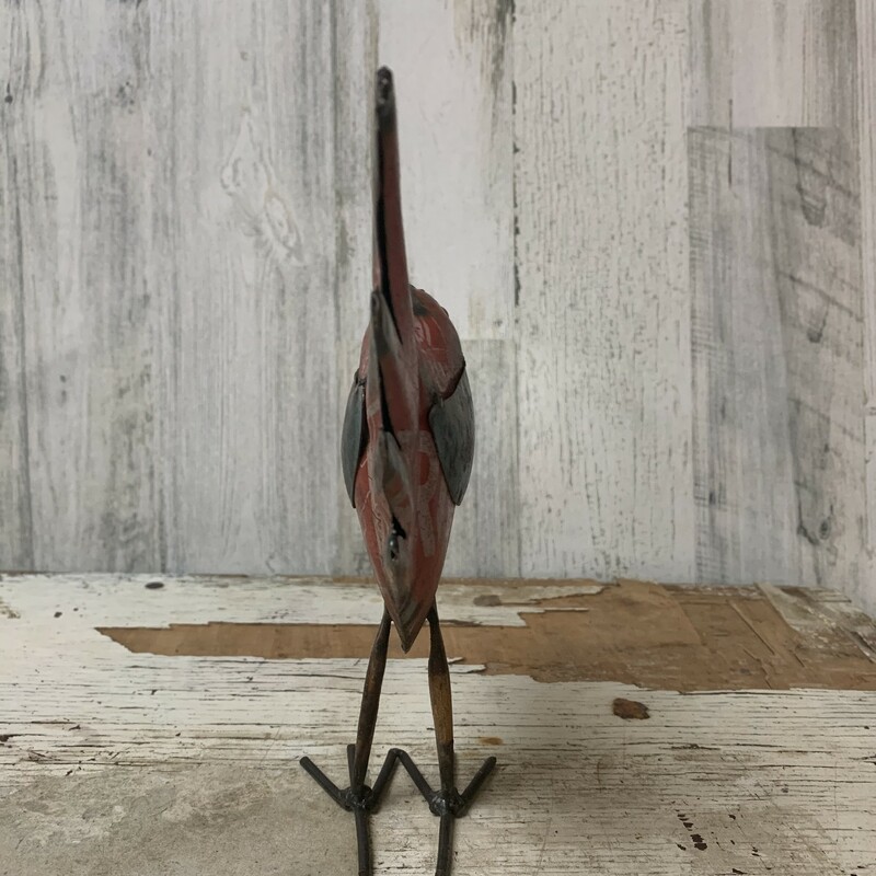 Iron recycled bird figurine. Little addition to your yard, cabinet, or a rustic decor to your cottage style house!
Measures 7.5 x 1.5'' x 8''
Thank you!