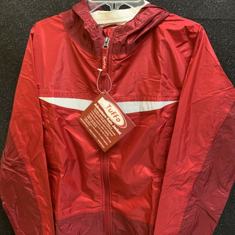 Rain Jacket 10-12 Red, Red, Size: Rainwear