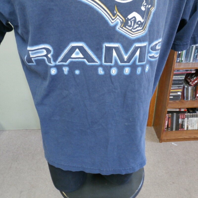 St Louis Rams Shirt  Recycled ActiveWear ~ FREE SHIPPING USA ONLY~