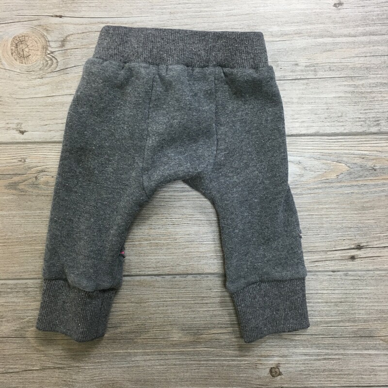 Deux Par Deux Pants, Grey, Size: 6M