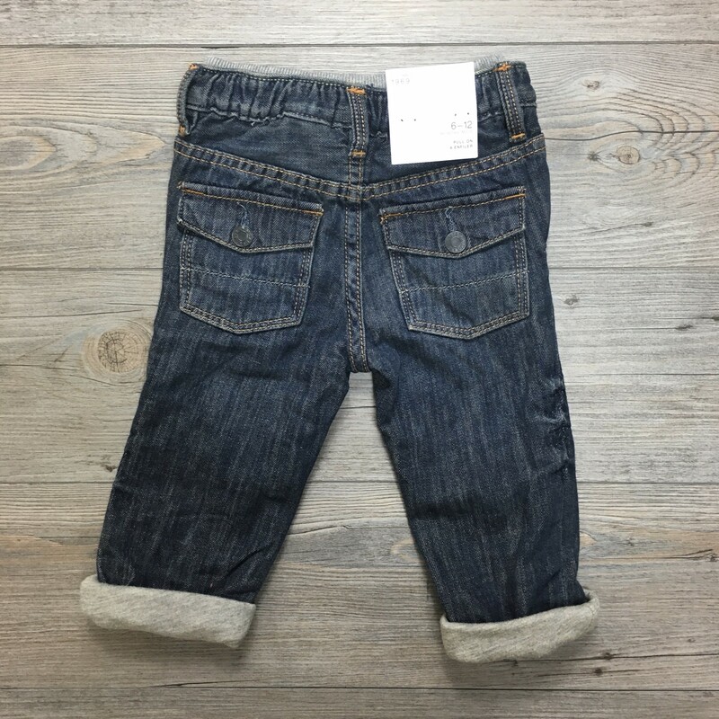 Gap Lined Jeans, Blue, Size: 6/12m