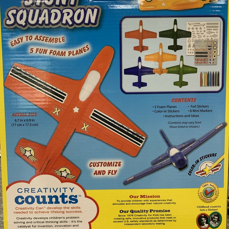 Stunt Squadron, 5+, Size: Create