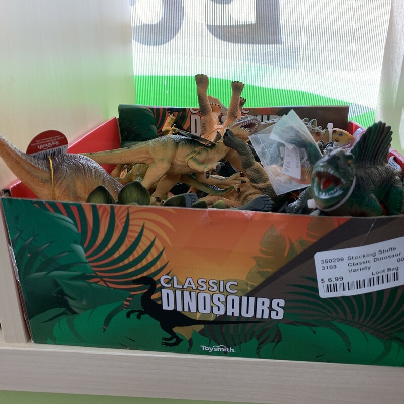 Classic Dinosaur, Variety, Size: Loot Bag