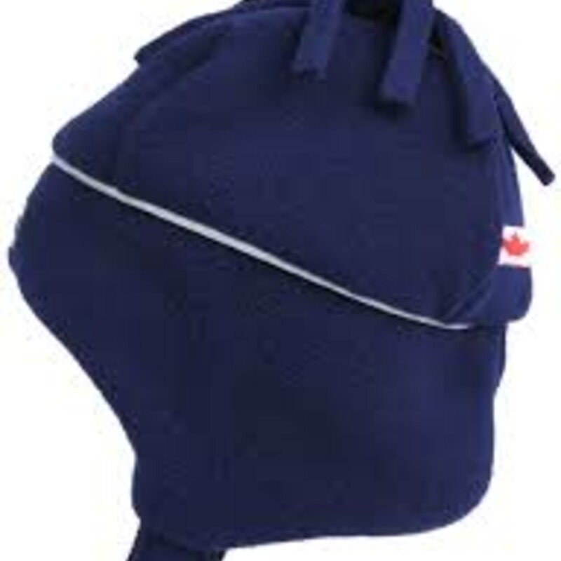 Cozy Fleece Winter Hat, Blue, Size: 2-4 Y<br />
Made in Canada<br />
Warm Fleece Material<br />
Reflective Strip<br />
Daycare Friendly Design
