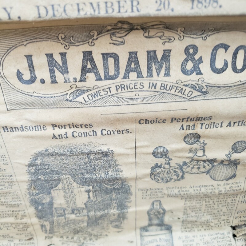 Antique Handmade Checkers Box,  made in 1898, Lined newspaper from 1898.  includes a box with handmade checkers ( not from 1898)