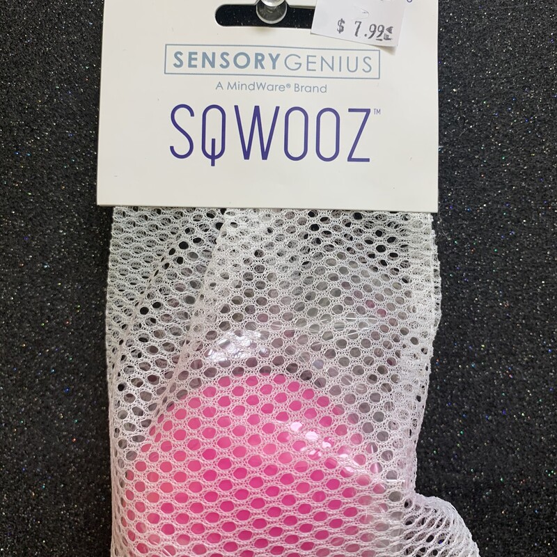 Sqwooz Stress Ball, Pink, Size: Sensory