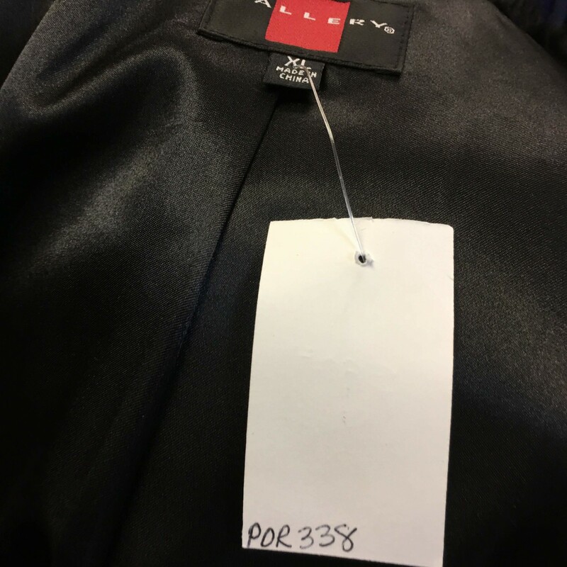 100-338 Gallery Coat, Black, Size: XL