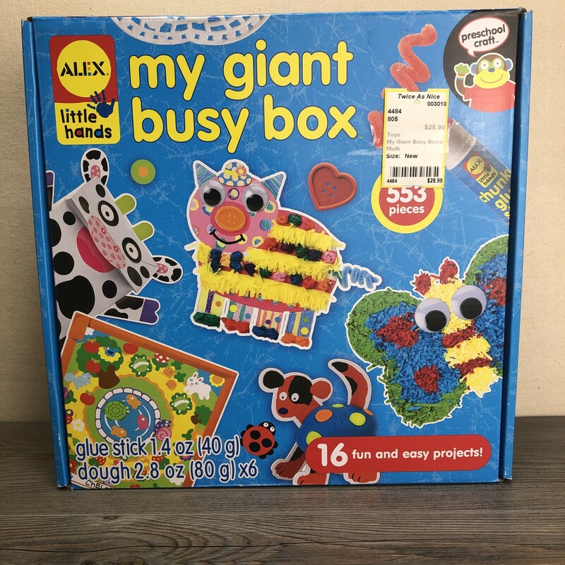 My Giant Busy Box/alex, Multi, Size: New