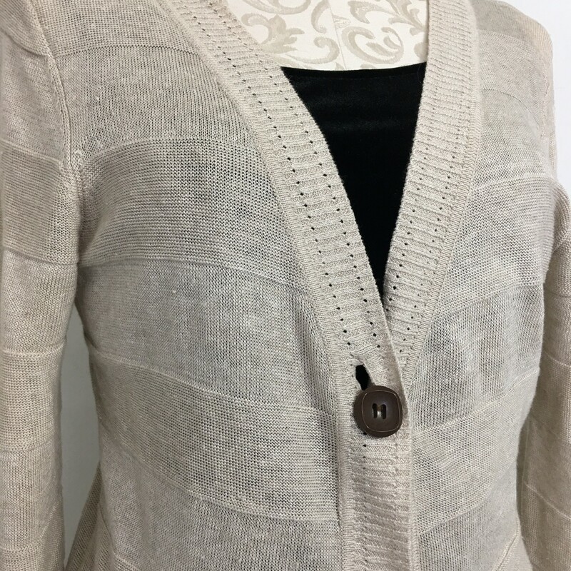 110-045a Milly, Creme, Size: S<br />
Creme Cardigan -  Good