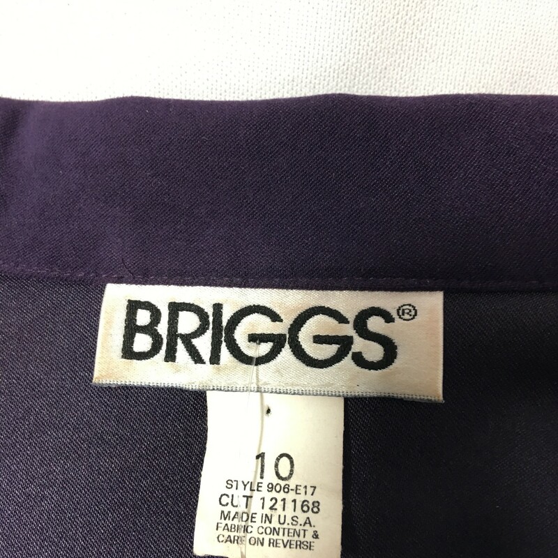 118-009 Briggs, Purple, Size: 10