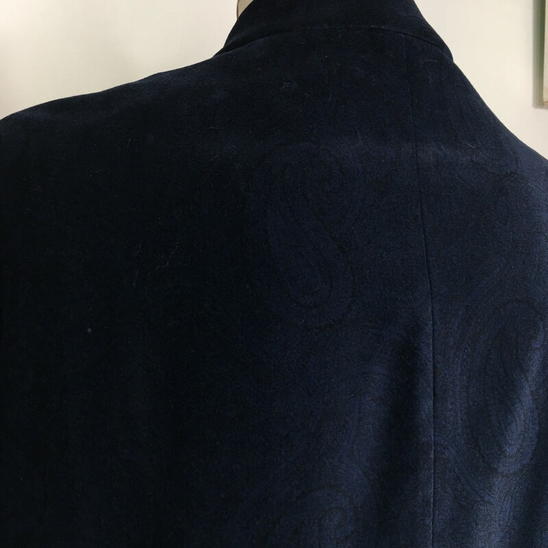 Tommy Hilfiger Patterned, Navy Blu, Size: R46 100% cotton, printed velvet sport coat