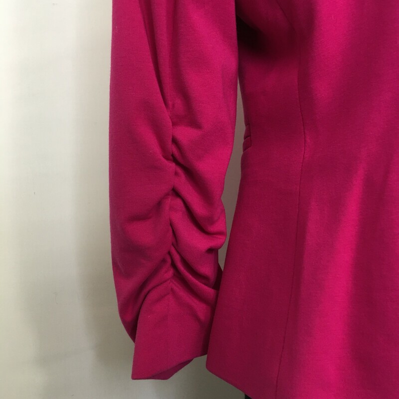 105-099 The Limited, Hot Pink, Size: Medium Pink blazer w/ front pockets DC95% Cotto  5% Spandex  Lining 100 Polyester