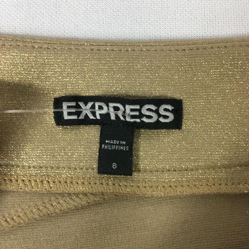 Express Shimmer Wrap Mini, Gold, Size: 8