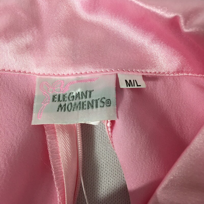 125-160 Elegant Moments, Pink, Size: M/L pink and red nurse costume has apron 100% polyester  good