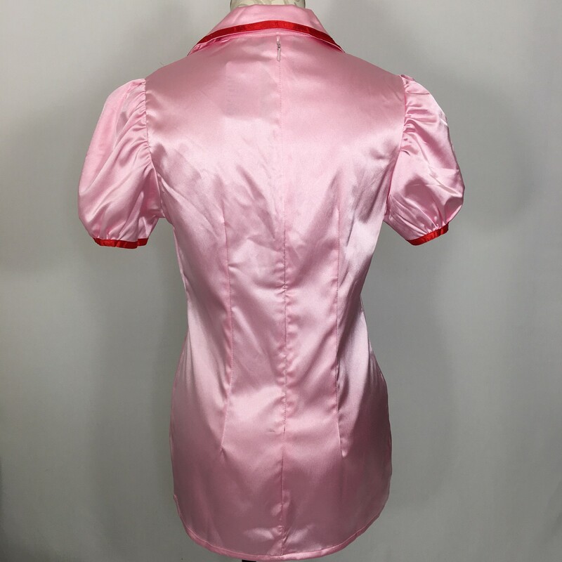 125-160 Elegant Moments, Pink, Size: M/L pink and red nurse costume has apron 100% polyester  good
