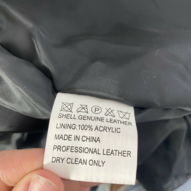 Colorado Long Leather Jac, Black, Size: Large shell: genuine leather lining: 100% acrylic