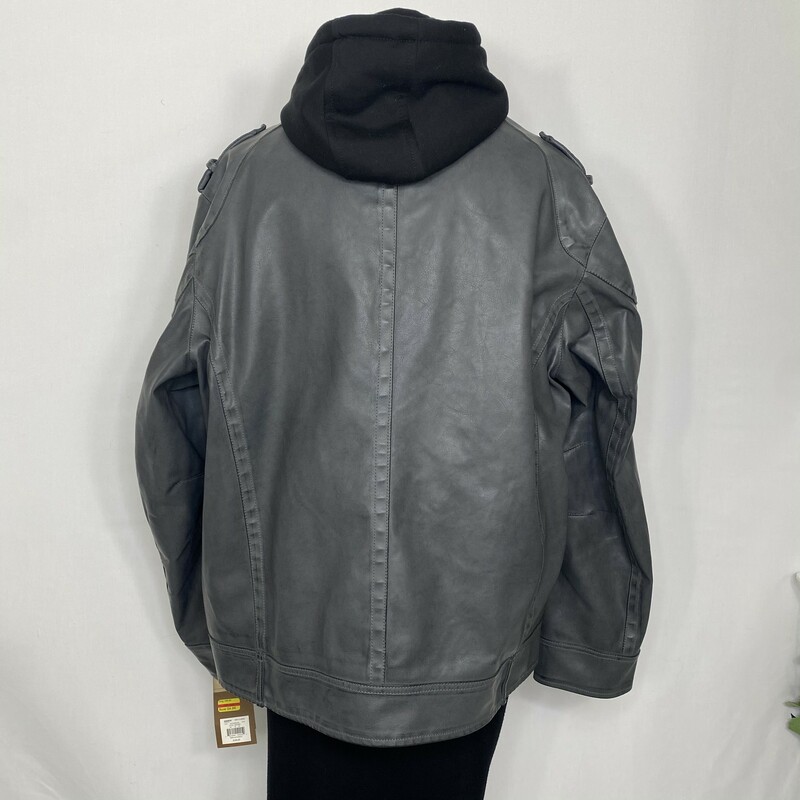 Sonoma Fur Lined Leather, Grey, Size: XL