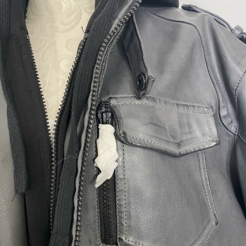 Sonoma Fur Lined Leather, Grey, Size: XL