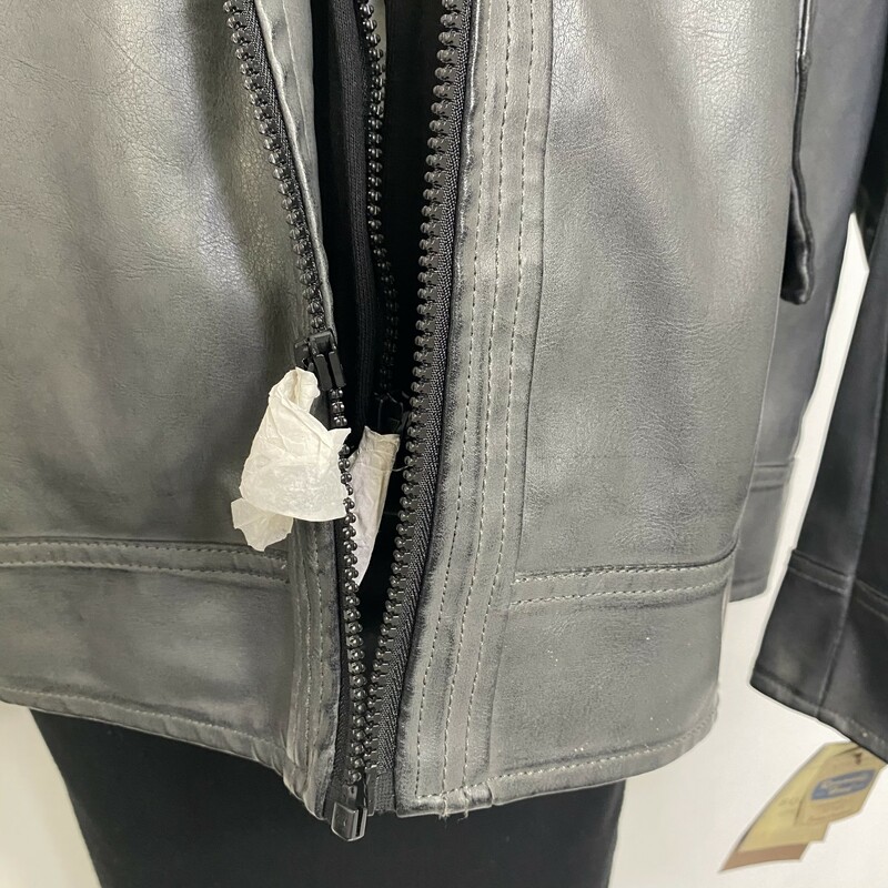 Sonoma Fur Lined Leather, Grey, Size: XL