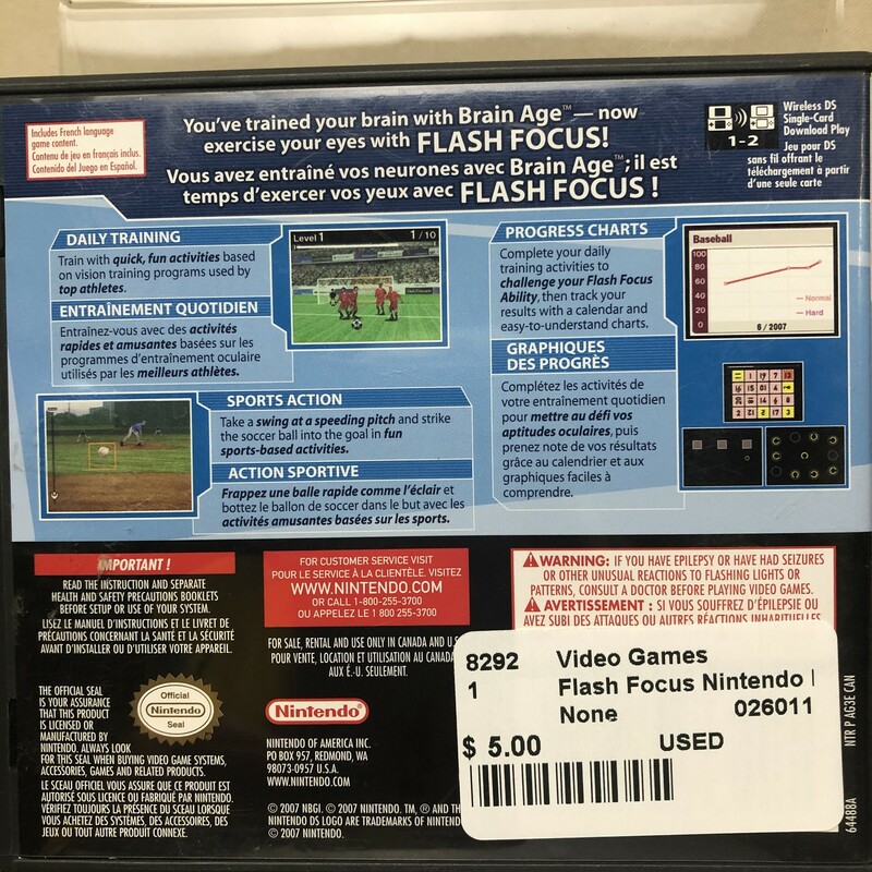 Flash Focus Nintendo Ds, None, Size: USED