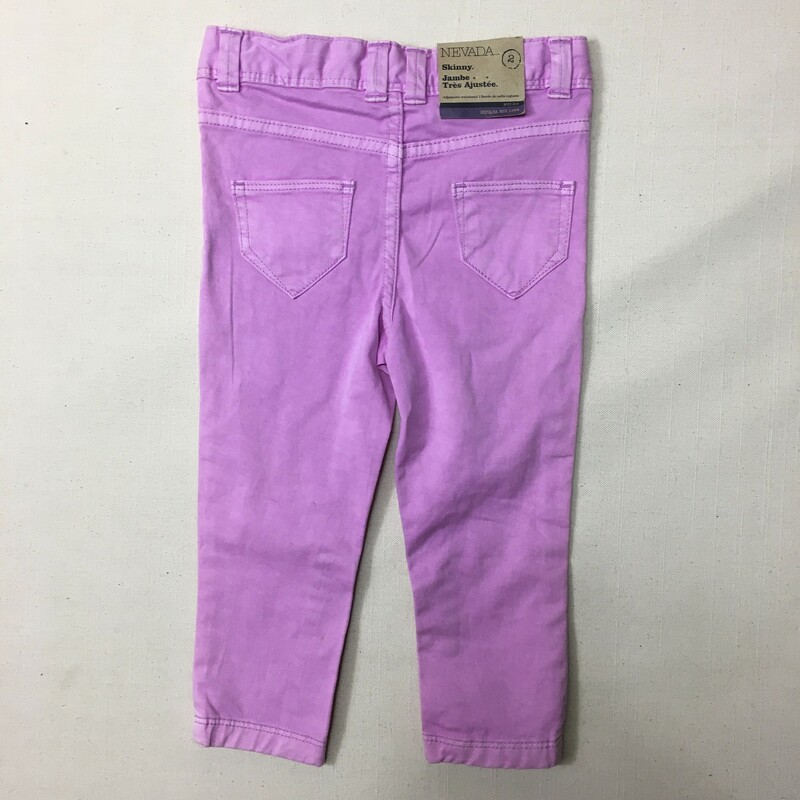 Nevada Skinny Jeans, Pink, Size: 2Y