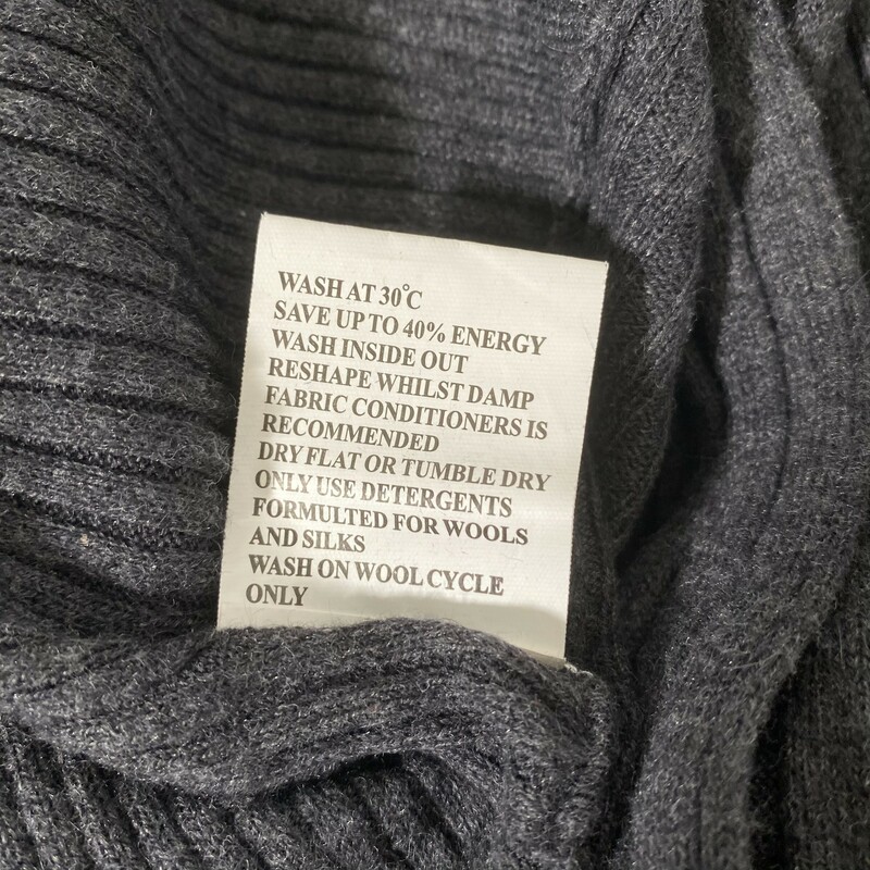 My Trible Long Knit Cardi, Grey, Size: Medium 35% viscose 35% nylon 120% cotton 10% angora