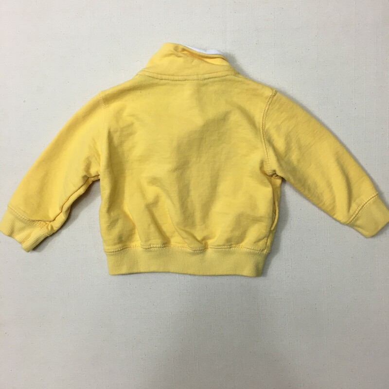 Zara Sweater Zipper, Yellow, Size: 3-6M