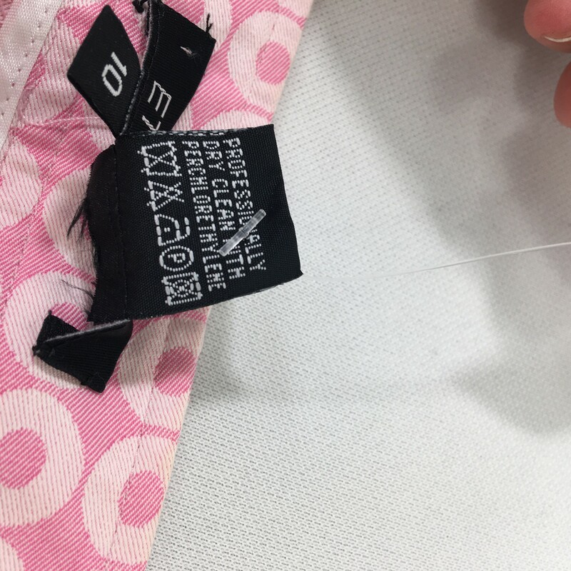 Etcetera Patterned Pants, Pink, Size: 10 73% cotton 25% polyester 2% spandex