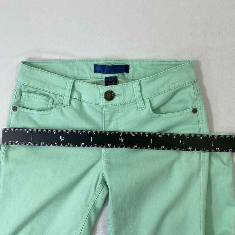 Tinsel Skinny Jeans, Green, Size: 25