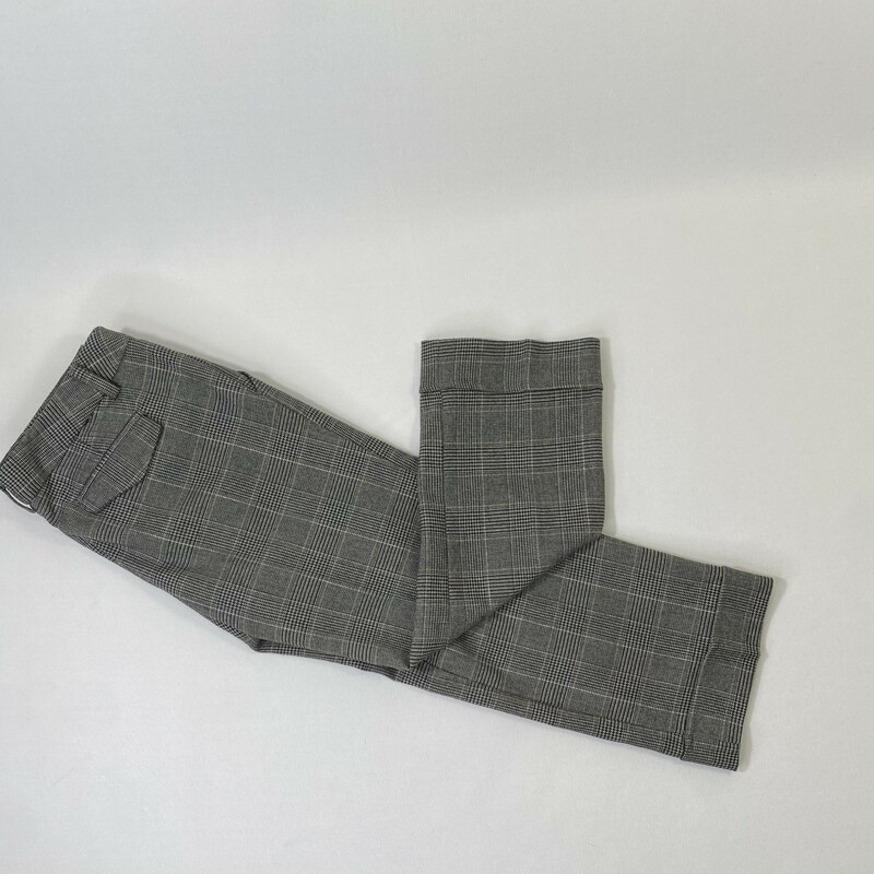 Spacegirlz Plaid Cropped, Grey, Size: 1