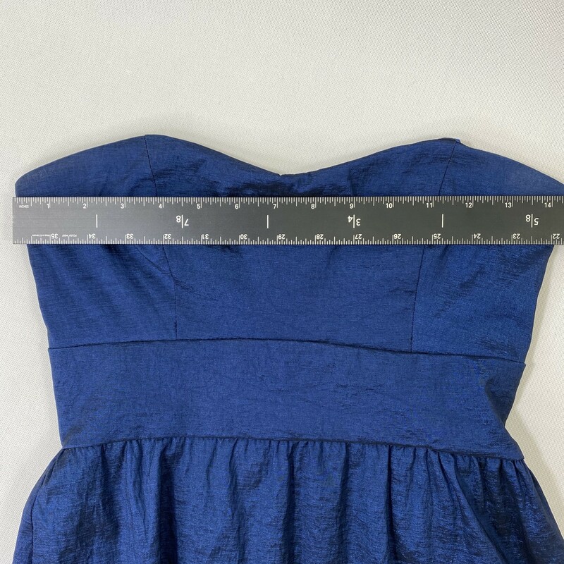 Love Ady Strapless Dress, Blue, Size: Small