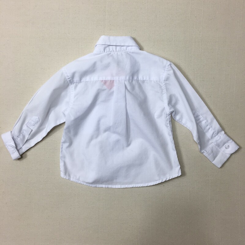 James Morgan Shirt, White, Size: 12M