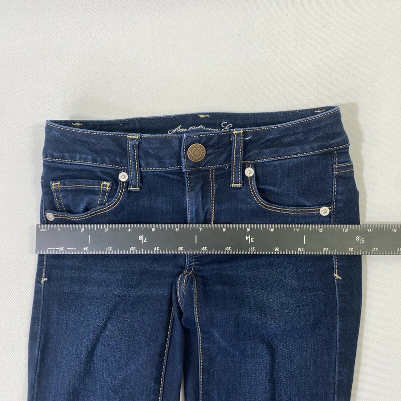 103-156 American Eagle, Blue, Size: 0 Dark Wash Jeans