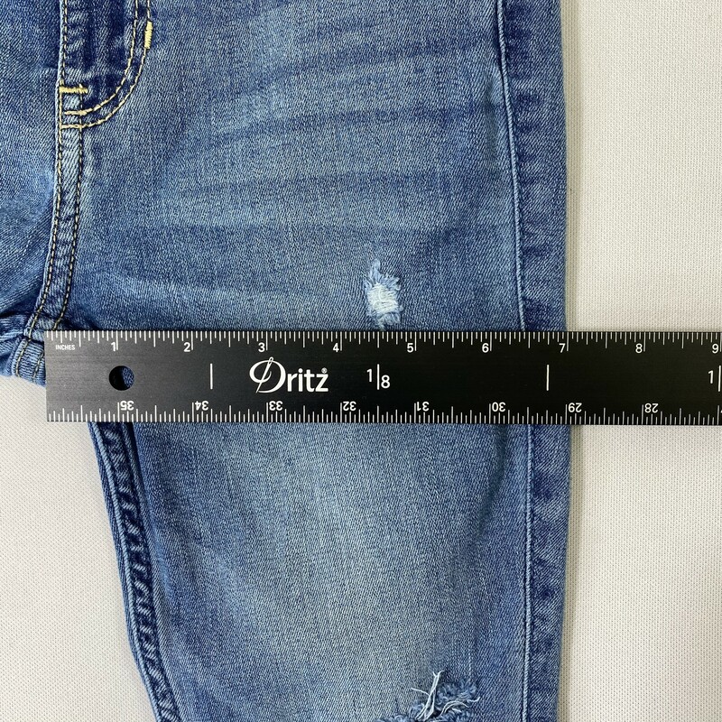 120-517 Hollister, Blue, Size: 00 medium wash high rise super skinny jeans denim  good