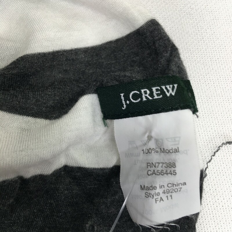 J. Crew Striped Scarf, White, Size: Scarf