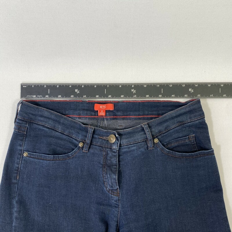 107-118 Etc, Blue, Size: 4 Blue stretch jeans cotton/polyesther/spandex