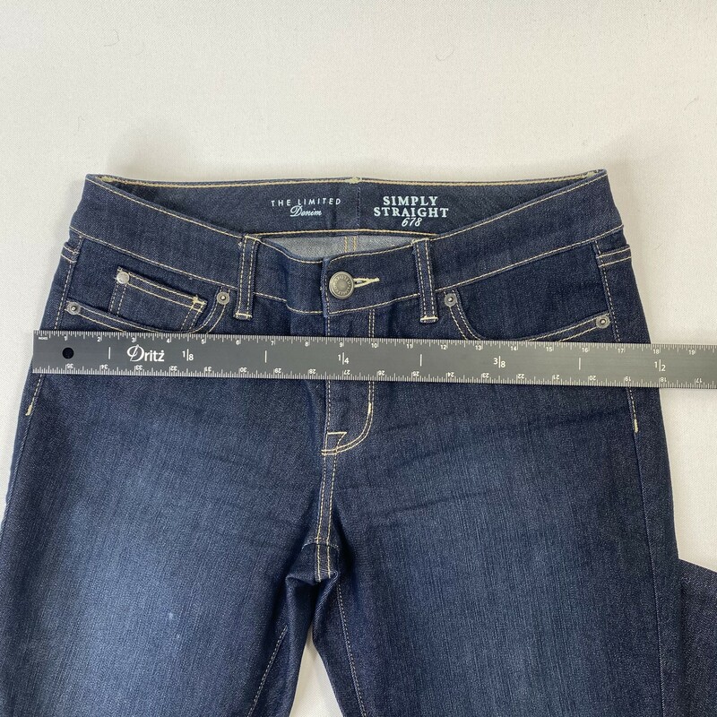 The Limited Straight Jean, Extra Da, Size: 6