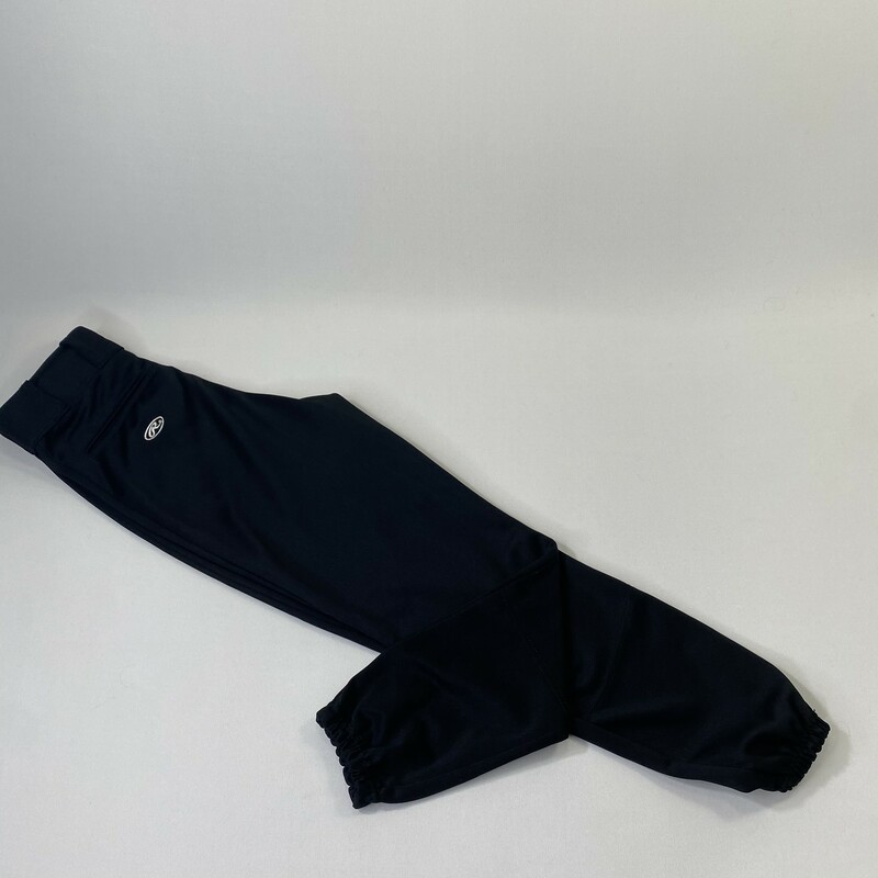 100-830 Rawlings, Black, Size: Small black baseball pants 100% polyester  good