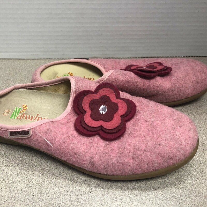 Naturino Ondoor Slippers, Pink<br />
wool