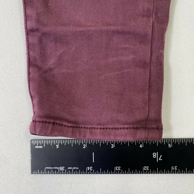 103-161 American Eagle, Maroon, Size: 0 Maroon Skinny Pants x  Good