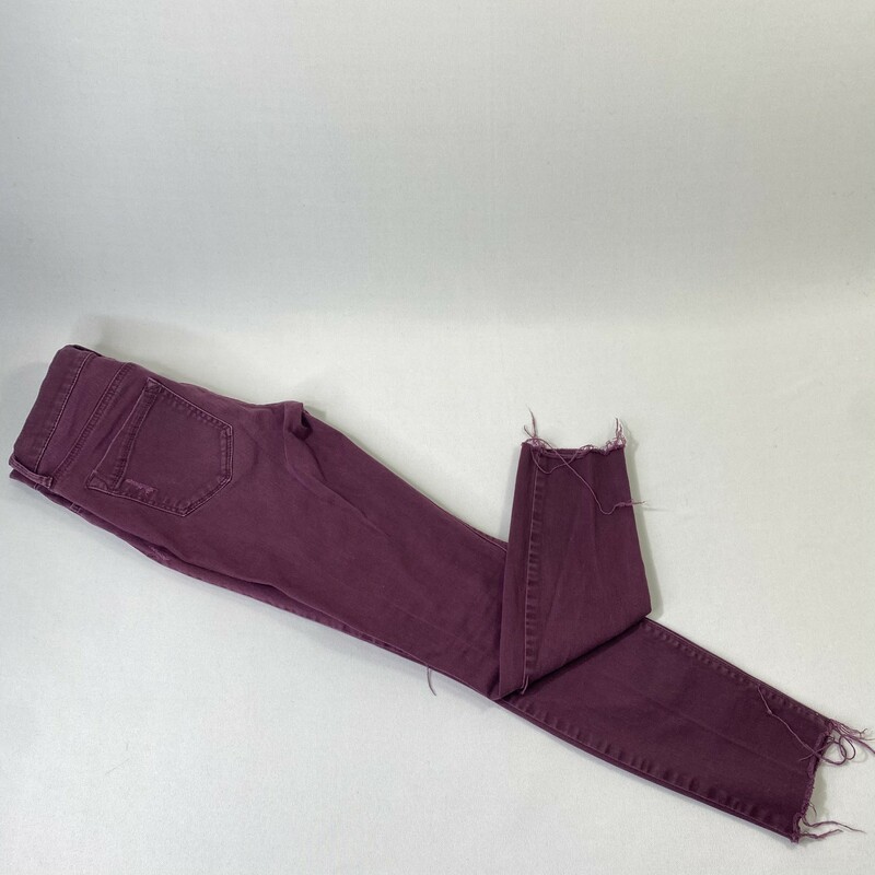 100-854 Express, Maroon, Size: 0 maroon ripped skinny jeans 78% cotton 20% rayon 2% spandex  good