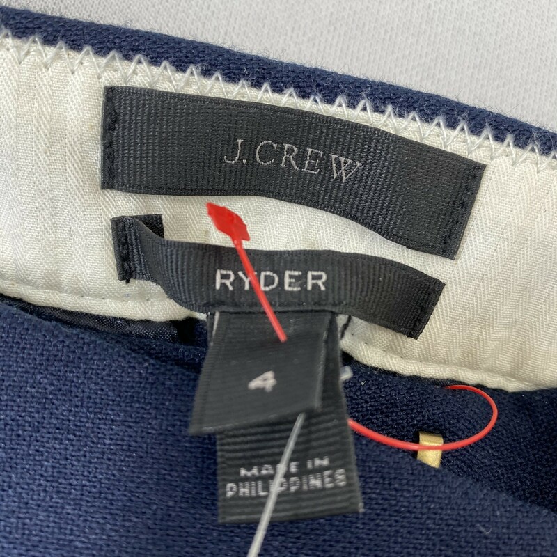 107-018 J Crew- Rider, Blue, Size: 4 Jeans Strech 60% Cotton 38% Nylon 2% Elastine