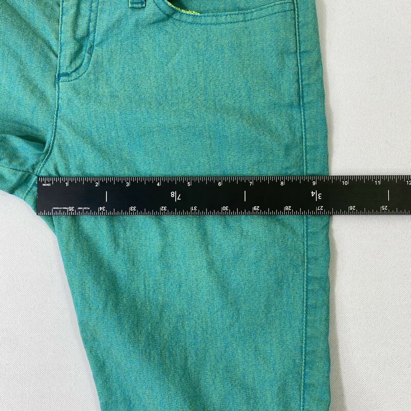 125-132 Guess, Blue, Size: 29 power skinny blue/green jeans no tag  good