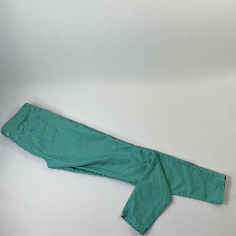 125-132 Guess, Blue, Size: 29 power skinny blue/green jeans no tag  good