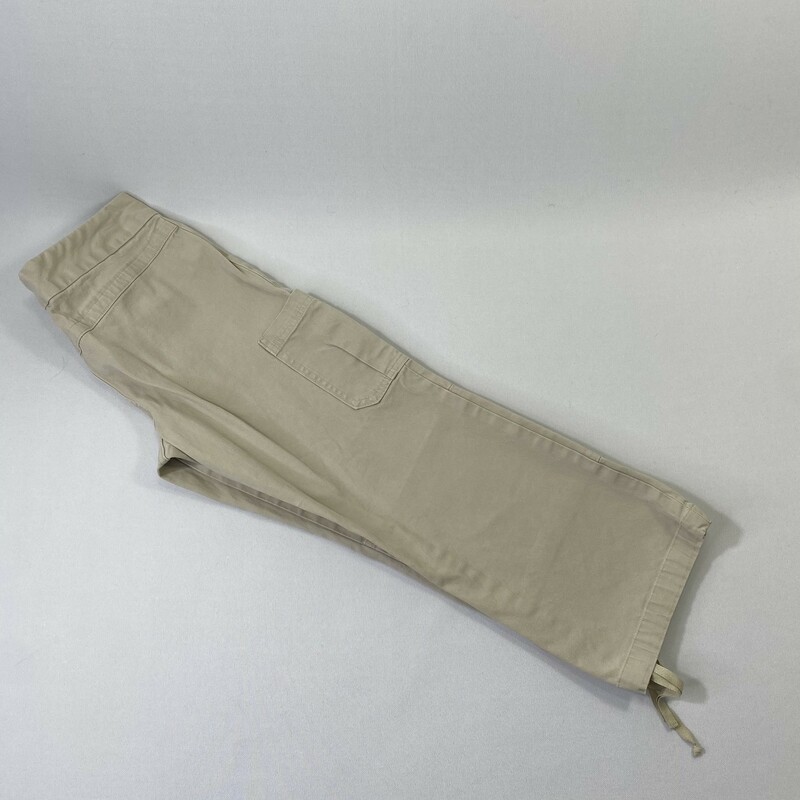 102-286 Banana Republic, Beige, Size: 4 khaki pants cropped 98% cotton 2% spandex  good