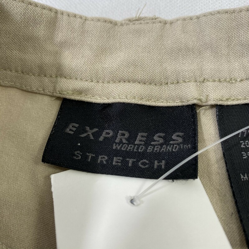 110-157 Express, Beige, Size: 4 khaki pants 77 rayom 20 nylon 3 lycra  good