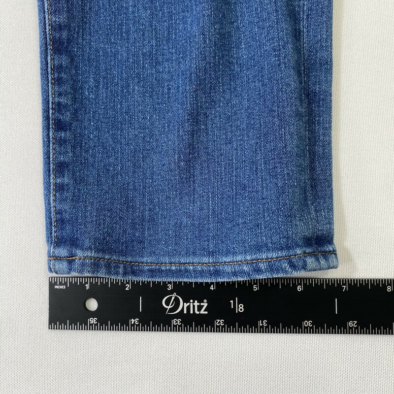 100-650 Ag, Blue, Size: 36 Blue Denim distressed 360 jeans cotton/polyeurathan