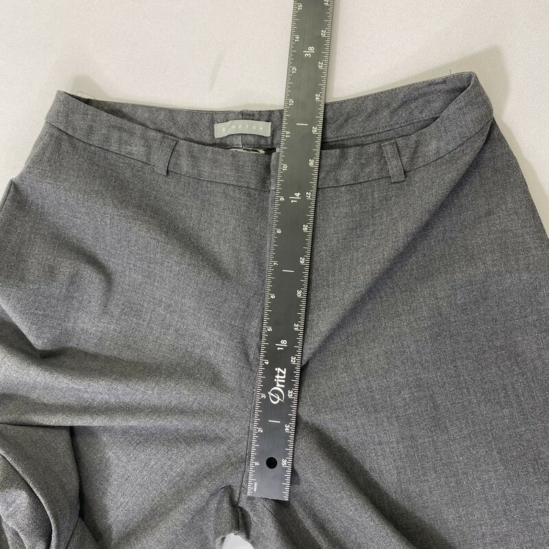 100-651 No Tags, Grey, Size: 6 Grey stretch dress pants rayon/polyesther/spandex