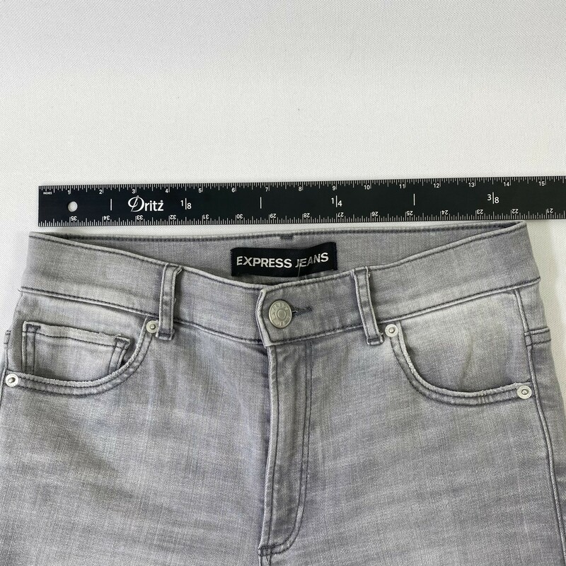 Express Skinny Jean Leggi, Light Gr, Size: 8