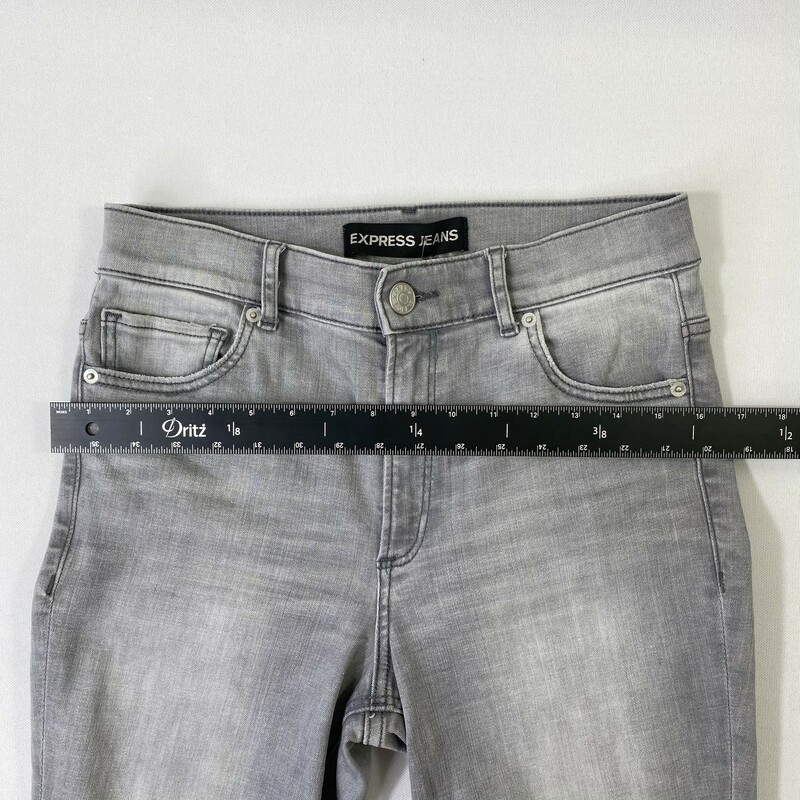 Express Skinny Jean Leggi, Light Gr, Size: 8